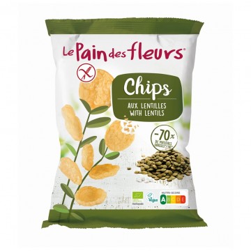 Chips Lentejas SinGluten Bio Vegan 50g Le Pain Des Fleurs