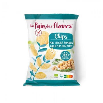 Chips Garbanzos Romero SinGluten Eco 50g Le Pain des Fleurs