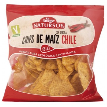 Chips de Maiz Chili Bio Vegan 75g Natursoy