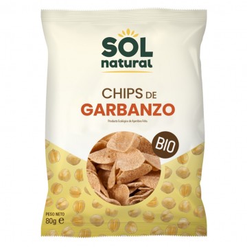 Chips de Garbanzos Bio Vegan 80g Solnatural