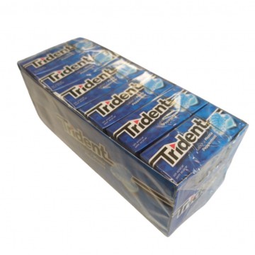 Chicles Sabor Menta SinAzucar 24paquetes Trident