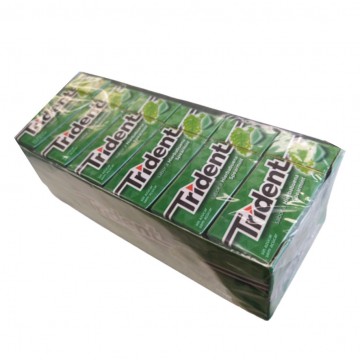 Chicles Sabor Hierbabuena SinAzucar 24paquetes Trident