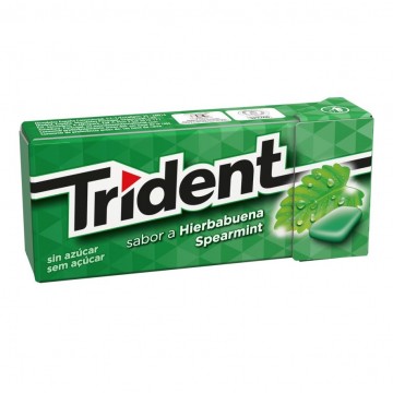 Chicles Sabor Hierbabuena SinAzucar 24paquetes Trident