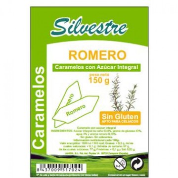 Caramelos Integrales de Romero SinGluten 150g Silvestre