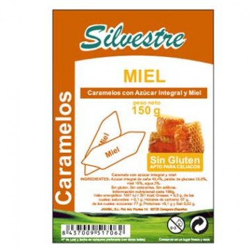 Caramelos Integrales de Miel SinGluten 150g Silvestre