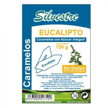 Caramelos Integrales de Eucalipto SinGluten 150g Silvestre