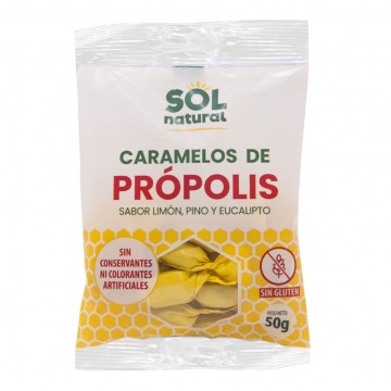 Caramelos de Propolis SinGluten 50g Solnatural