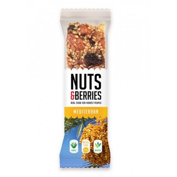 Barrita Mediterran Vegan 15uds Nuts & Berries