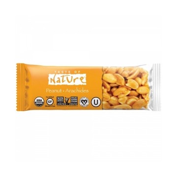 Barrita de Cacahuete SinGluten Vegan 16uds Taste Of Nature