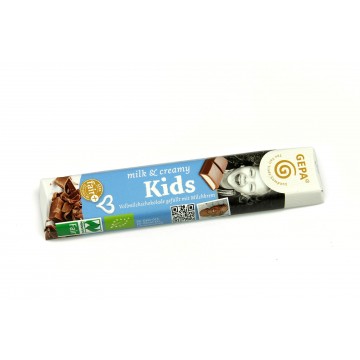 Barrita Choco Crema de Leche Kids Bio 20uds Gepa