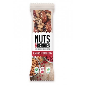 Barrita Almendras y Arandanos Vegan 15uds Nuts & Berries