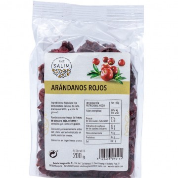 Arandano Rojo Mitades desecadas 200g Int-Salim