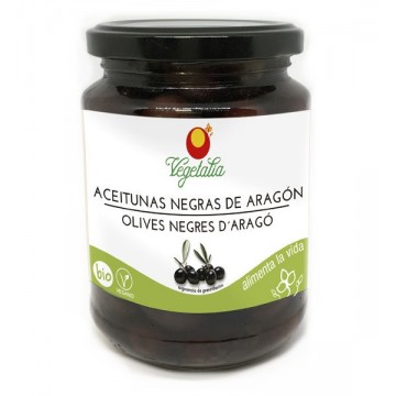 Aceitunas Negras de Aragon Bio Vegan 220g Vegetalia