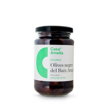 Aceitunas Negras de Aragon Bio 220g Casa Amella