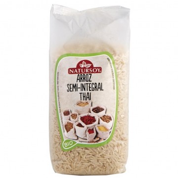 Arroz Semi Integral Thai Bio Vegan 500g Natursoy