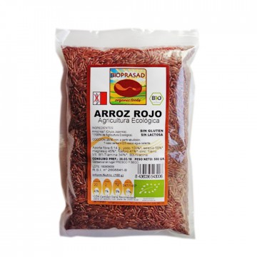 Arroz Rojo SinGluten Bio 500g Bioprasad