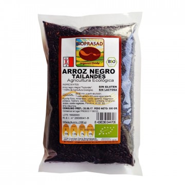 Arroz Negro Tailandes SinGluten Bio 500g Bioprasad