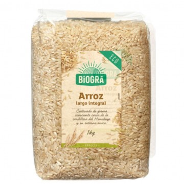 Arroz Largo Integral Bio 1kg Biogra