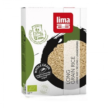 Arroz Integral Largo Bio 4x125g Lima