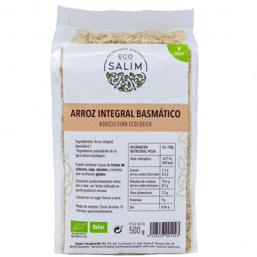 Arroz Integral Basmatico Eco 500g Eco-Salim