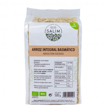 Arroz Basmati Integral Bio 500g Ecosalim