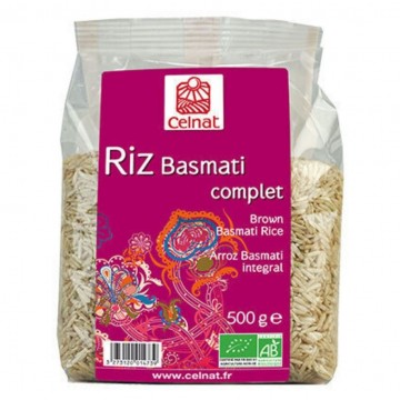 Arroz Basmati Integral Bio 500g Celnat