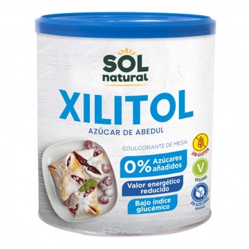 Xilitol en Polvo SinGluten Vegan 500g Solnatural