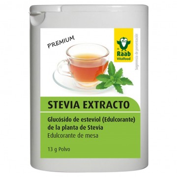 Stevia Premium en Polvo SinGluten 13g Raab