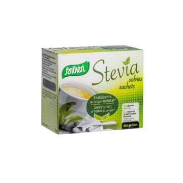 Stevia en Polvo SinGluten 50 Sobres Santiveri