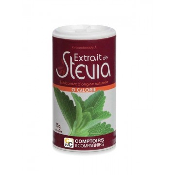 Stevia en Polvo 15g Comptoirs & Compagnies