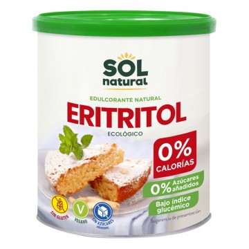 Eritritol SinGluten Bio Vegan 500g Solnatural