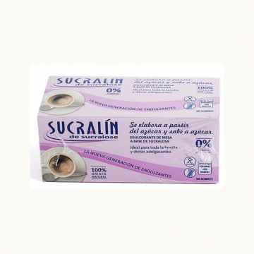 Edulcorante SinGluten 50 Sobres Sucralin