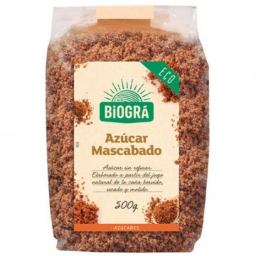 Azucar de Caña Integral Tipo Mascabo Bio Vegan 500g Biogra