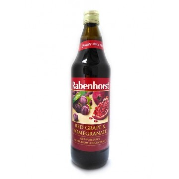Zumo Granada y Uva Roja Eco Vegan 750ml Rabenhorst