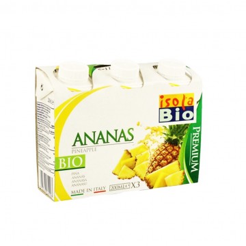 Zumo de Piña SinGluten Bio 3x200ml Isola Bio