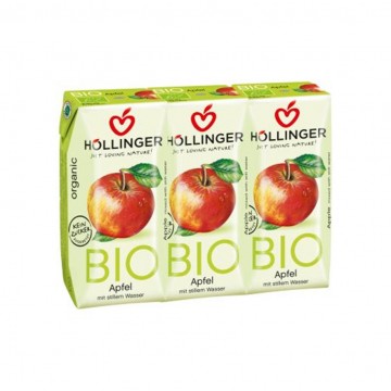 Zumo de Manzana Bio Vegan 3x200ml Hollinger