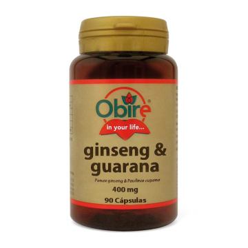 GINSENG Y GUARANA 400MG 90CAPS