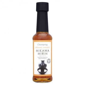 Vino de Arroz Mikawa Mirin Vegan 150ml Clearspring