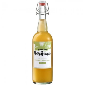 Te Kombucha Verbena Pepino y Hierbaluisa Bio 750ml Kombutxa