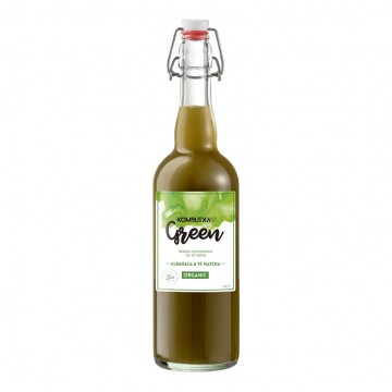 Te Kombucha Green Albahaca y Te Matcha Bio 750ml Kombutxa