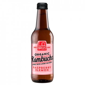 Te Kombucha Frambuesa y Limon Bio 330ml Lo Bros