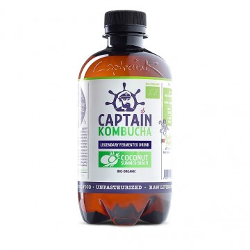 Bebida Kombucha Coco SinGluten Bio Vegan 400ml Captain Kombucha