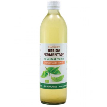 Bebida Fermentada de Te Verde y Menta Eco Vegan 500ml Bioener