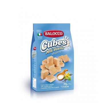 Wafers Leche Mini Barquillo Balocco 250g Balocco