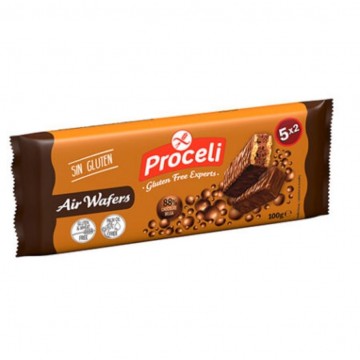 Wafers de Chocolate SinGluten 100g Proceli