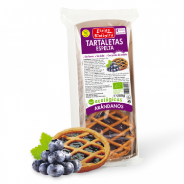 Tartaletas de Espelta y Arandanos Bio Vegan 4x50g Espiga Bio