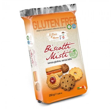 Surtido de Galletas Biscotti Misti SinGluten 250g Il Pane Di Anna