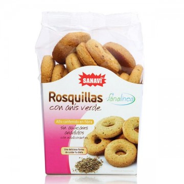 Rosquillas de Anis Verde Sanalinea SinAzucar 150g Sanavi