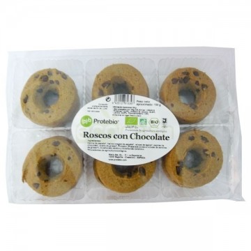 Roscos de Espelta con Chocolate Bio Vegan 150g Protebio