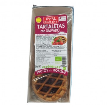 Pack Tartaletas con Salvado y Frutos del Bosque Eco 4x55g Espiga Bio